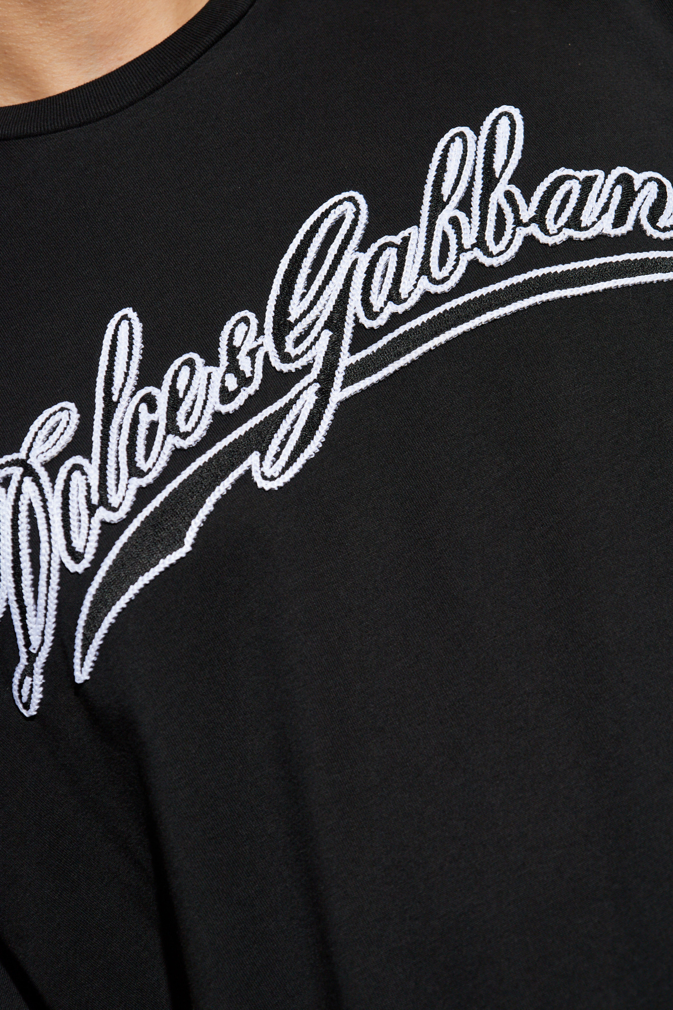 Black T-shirt with logo Dolce & Gabbana - Vitkac Canada